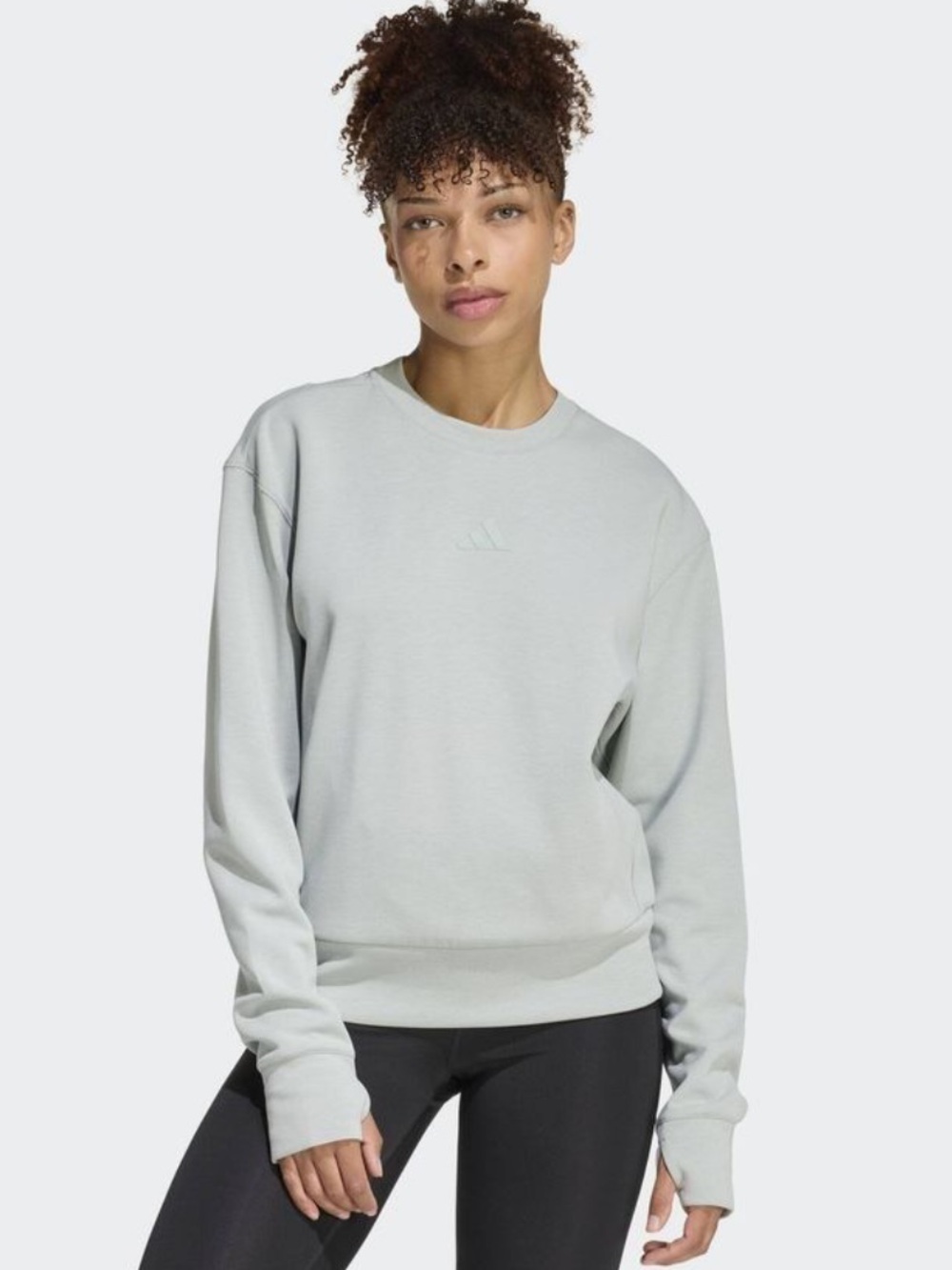 Set of 2 adidas Design-4-Training crewneck Sweatshirts - Picture 2 of 16